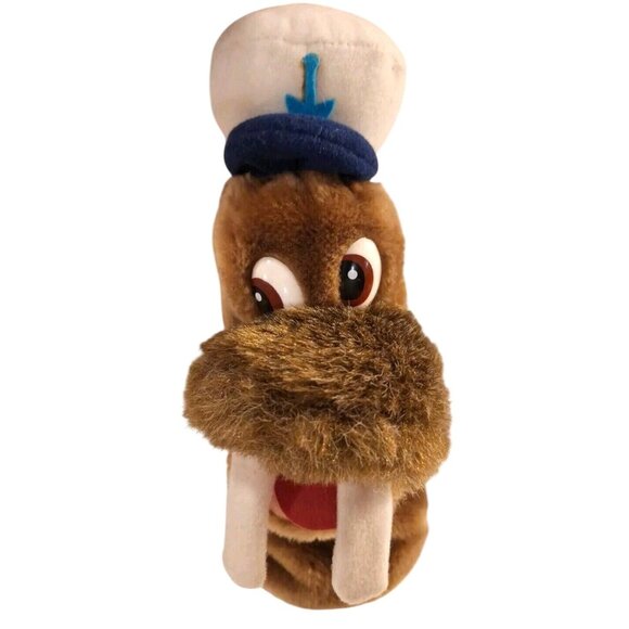 Dakin Other - Willy Walrus Sailor Plush Hand Puppet Dakin 1983 Golf Head Cover Anchor Hat